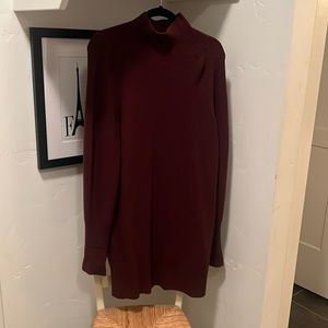 Banana republic sweater dress  color wine size L